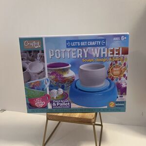 Pottery Wheel Clay Education Toy Crafted by U - Sculpt, Design & Paint
